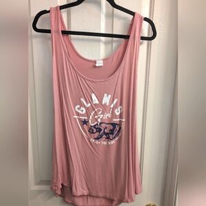 2XL Glamis Girl Mauve Tank
